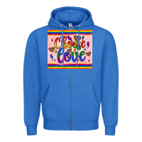 True Royal choose love tumbler Zipper Hoodie - JahusDesignShop