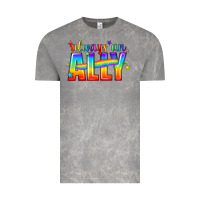 Cloud Rock Always An Ally Pride LGBTQ Vintage Tee - BundleAndBundleShop