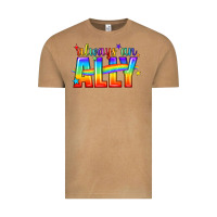 Vintage Camel Always An Ally Pride LGBTQ Vintage Tee - BundleAndBundleShop