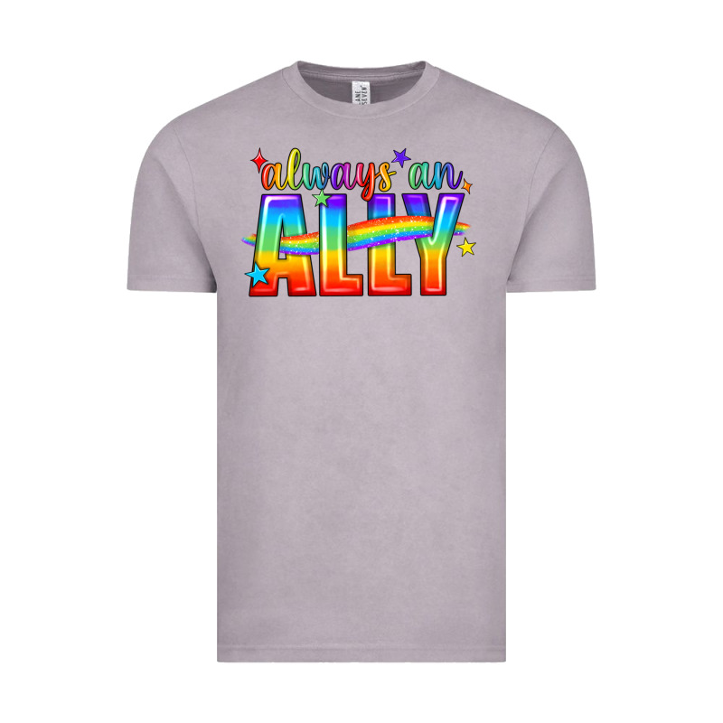 Always An Ally Pride Lgbtq Vintage Tee by BundleAndBundleShop | Teevron