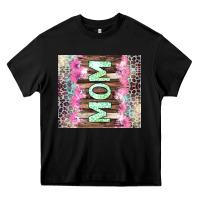 Black Mom leopard Heavy Core Tee - CowGirlArtShop