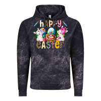 Cloud Black Happy Easter Vintage Hoodie - CowhideDigitalArt