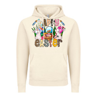 Vintage Artic Happy Easter Vintage Hoodie - CowhideDigitalArt