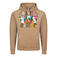 Vintage Coffee Happy Easter Vintage Hoodie - CowhideDigitalArt
