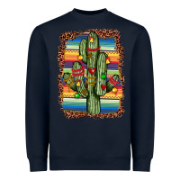 Navy Christmas cactus Heavyweight Sweatshirt - JahusDesignShop