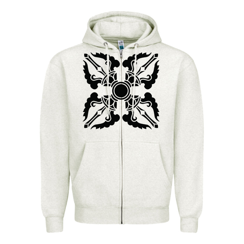 Trippy Psychedelic Rave Sacred Geometry Zipper Hoodie by DesigneFamous | Teevron