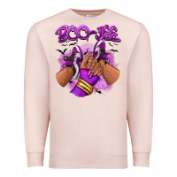 Pale Pink Boo-jee Halloween afro sneakers Premium Sweatshirt - RanaPortraitStore