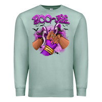 Seafoam Boo-jee Halloween afro sneakers Premium Sweatshirt - RanaPortraitStore