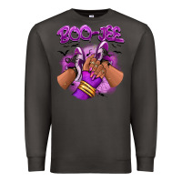 Smoke Boo-jee Halloween afro sneakers Premium Sweatshirt - RanaPortraitStore
