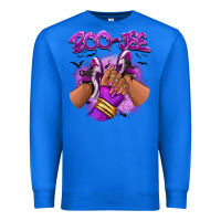True Royal Boo-jee Halloween afro sneakers Premium Sweatshirt - RanaPortraitStore