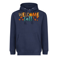 Navy Welcome Fall Heavyweight Hoodie - RanaPortraitStore