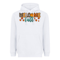 White Welcome Fall Heavyweight Hoodie - RanaPortraitStore