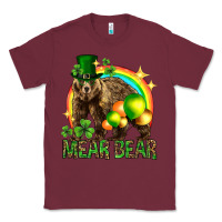 Burgundy St. Patrick's Day mear bear Classic Tee - HowdyJamesFarm