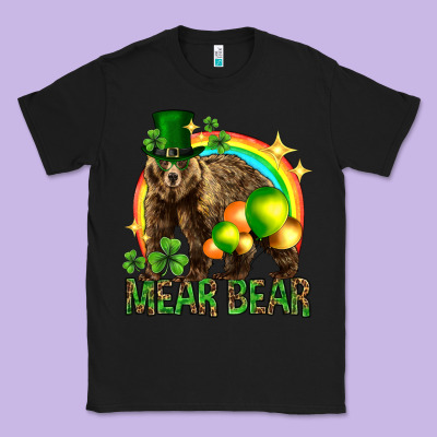 St. Patrick's Day Mear Bear Classic Tee Designed By Howdyjamesfarm