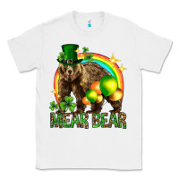 White St. Patrick's Day mear bear Classic Tee - HowdyJamesFarm