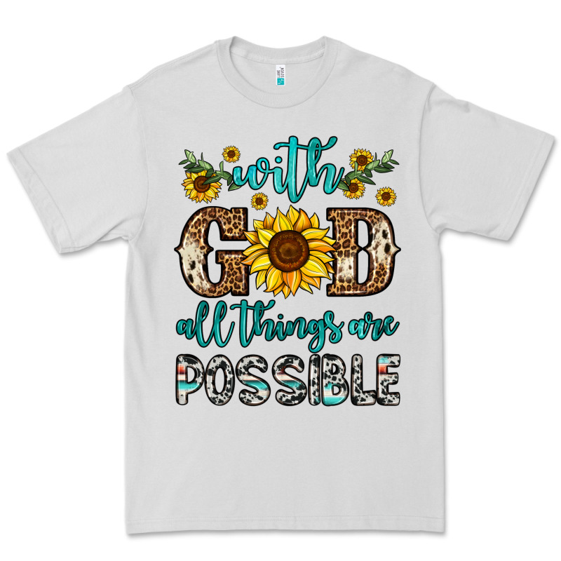 With God All Things Are Possible Premium Tee by OliviaCreatesArt | Teevron