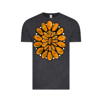 Vintage Black orange gemstone Vintage Tee - RanaPortraitStore