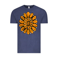 Vintage Denim orange gemstone Vintage Tee - RanaPortraitStore