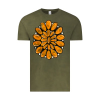 Vintage Olive orange gemstone Vintage Tee - RanaPortraitStore
