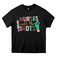 Black nurses call the shots Heavy Core Tee - CowGirlArtShop