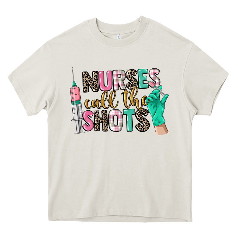 Nurses Call The Shots Heavy Core Tee by CowGirlArtShop | Teevron