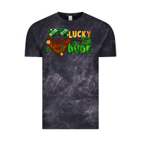 Cloud Black lucky dude saint patrick's bearded man Vintage Tee - FaDigitalArtStudio
