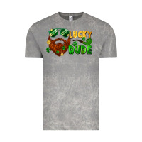 Cloud Rock lucky dude saint patrick's bearded man Vintage Tee - FaDigitalArtStudio
