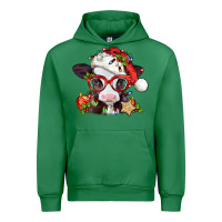 Emerald Christmas baby cow Urban Hoodie - Jasminsmagicworld