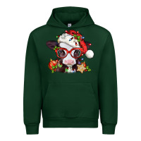 Forest Green Christmas baby cow Urban Hoodie - Jasminsmagicworld