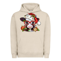 Pigment French Oak Christmas baby cow Urban Hoodie - Jasminsmagicworld