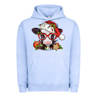 Pigment Grape Ice Christmas baby cow Urban Hoodie - Jasminsmagicworld