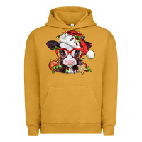 Pigment Peanut Butter Christmas baby cow Urban Hoodie - Jasminsmagicworld