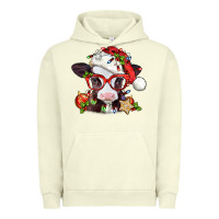Pigment Pistachio Christmas baby cow Urban Hoodie - Jasminsmagicworld