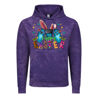 Cloud Purple Happy Easter Gamer Vintage Hoodie - CowhideDigitalArt