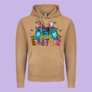 Happy Easter Gamer Vintage Hoodie Designed By Cowhidedigitalart