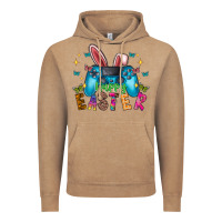 Vintage Coffee Happy Easter Gamer Vintage Hoodie - CowhideDigitalArt