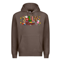 Coffee Christmas jolly nurse Premium Hoodie - Artiststas