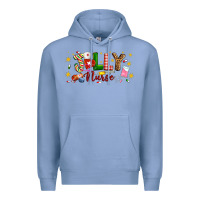 Colony Blue Christmas jolly nurse Premium Hoodie - Artiststas