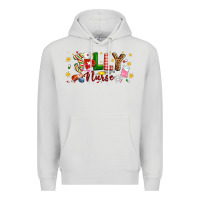 Dove Grey Christmas jolly nurse Premium Hoodie - Artiststas