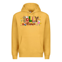 Mustard Christmas jolly nurse Premium Hoodie - Artiststas