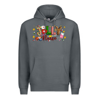 Rock Christmas jolly nurse Premium Hoodie - Artiststas