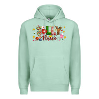 Seafoam Christmas jolly nurse Premium Hoodie - Artiststas