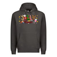 Smoke Christmas jolly nurse Premium Hoodie - Artiststas