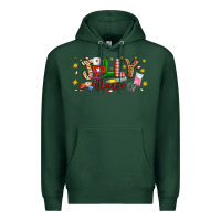 Sports Green Christmas jolly nurse Premium Hoodie - Artiststas