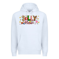 White Christmas jolly nurse Premium Hoodie - Artiststas