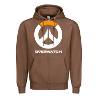 Chestnut time overwatch gas Zipper Hoodie - DesigneFamous
