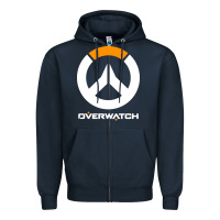 Navy time overwatch gas Zipper Hoodie - DesigneFamous