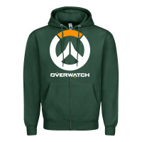 Sports Green time overwatch gas Zipper Hoodie - DesigneFamous
