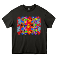Asphalt Autism brushstrokes Heavy Core Tee - CowGirlArtShop