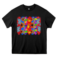 Black Autism brushstrokes Heavy Core Tee - CowGirlArtShop